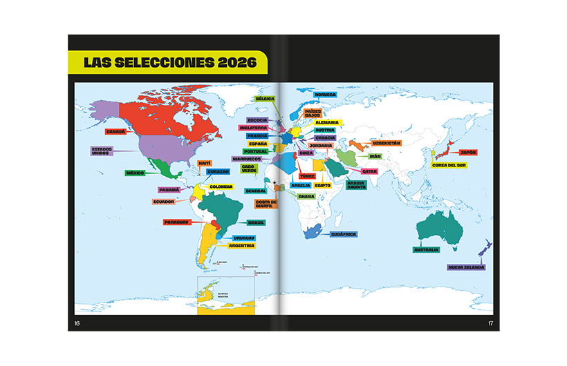 Los países del Mundial 2026 (con stickers) - Imagen 2
